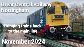 Great Central Railway Nottingham  news update November 2024 [upl. by Noissap]