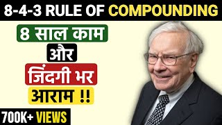 POWER OF COMPOUNDING  843 RULE OF COMPOUNDING  8 Years Investment Plan  How to Become Crorepati [upl. by Anuahsar]