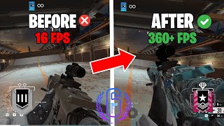 Rainbow Six Siege The BEST Settings to Boost FPS Fix Lag and Fix Stuttering 2023 Guide [upl. by Llennoj]