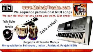 Indian Hindi Bollywood Pakistani MIDI songs  We sequence MIDI on demand [upl. by Olmsted]