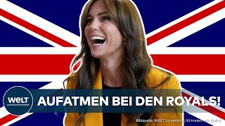 BRTISCHES KÖNIGSHAUS Briten können aufatmen Prinzessin Kate ist nach Krebserkrankung wieder da [upl. by Ennirak]