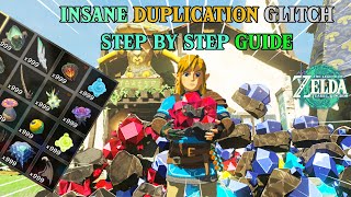 BEST ITEM DUPLICATION GLITCH in Tears of The Kingdom All versions  BROKEN FAST and INSANELY EASY [upl. by Ramedlab724]