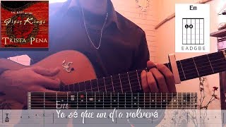 Gipsy Kings  Trista Pena Guitar Lesson Solo  Rhythm [upl. by Suellen]