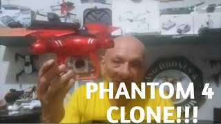 ASG DRONES MODELISMO  PHANTOM 4 CLONE MELHOR DRONE DE BRINQUEDO [upl. by Slyke]