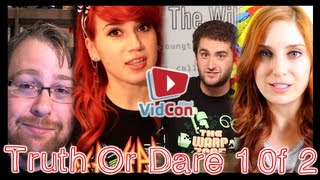 JESSE COX GETS MADE OVER IN KING OF THE WEB TRUTH OR DARE PART 2 of 2  VidCon Adventures [upl. by Mendy]