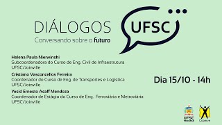 Diálogos UFSC 4 – Engenharias Civil de Infra Transp e Log e Ferro e Metroviária  Joinville [upl. by Liew]