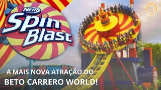 Spin Blast  Beto Carrero World 2024 [upl. by Tem609]