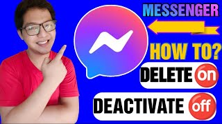 how to delete or deactivate messenger account 2023  paano mag deactivate ng messenger account [upl. by Schmeltzer]