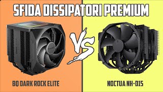 NOCTUA NHD15 VS BE QUIET DARK ROCK ELITE  SFIDA TRA DISSIPATORI PREMIUM [upl. by Ainegul]