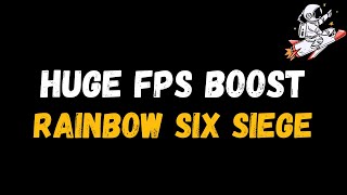 Rainbow Six Siege Extreme increase in performance and FPS  Optimization Guide [upl. by Enirual]