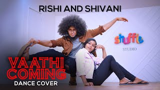 Rishi amp Shivani  VAATHI COMING DANCE CHOREOGRAPHY  MASTER THALAPATHY [upl. by Lin168]