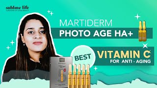 MartiDerm Photo Age HA Ampoules Review Best Skincare For Healthy Skin [upl. by Eneryc]