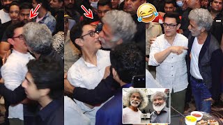 Makarand Deshpande Funny Moments with Aamir Khan at RRR Success Party  SS Rajamouli  FC [upl. by Assylem779]