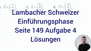 Vektor Betrag berechnen  Lambacher Schweizer Mathe EF NRW G9 Seite 149 Aufgabe 4 [upl. by Eojyllib]