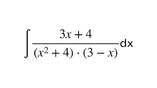 Frações parciais Integral nº65  Exercícios de Integrais matemática [upl. by Acinahs]