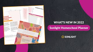 First Look Sonlights Homeschool Planner [upl. by Anaynek]