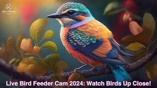 Live Bird Feeder Cam 2024 Watch Birds Up Close birdfybirdcam birdfynetvue [upl. by Nothsa]