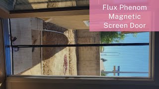 Flux Phenom Magnetic Screen Door Review  Keep Bugs Out [upl. by Anoval]