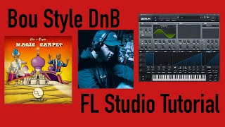 BOU DNB TUTORIAL  HOW TO MAKE ROLLER FOGHORNS LIKE BOU IN FL STUDIO FREE SAMPLE amp PRESET PACK [upl. by Idnahr]