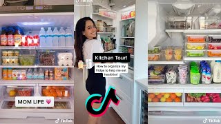 15 Minutes of restocking fridge asmr🌠Tiktok Compilation6🍨🍨 [upl. by Sorel404]