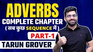 ADVERBS Part1  English Grammar for CET SSC CGL CPO CDS  SBIIBPS POClerk  Tarun Grover [upl. by Nyar]