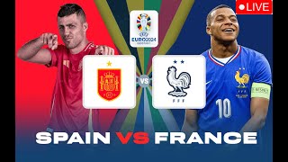 Watch Spain vs France Live  Euro 2024 SemiFinals [upl. by Mcclenaghan]