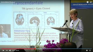 Effets de la méditation transcendantale MT sur le fonctionnement du cerveau AM Rouzeré [upl. by Akisey]