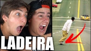 DESCENDO MAIORES LADEIRAS DE SKATE [upl. by Derfnam159]