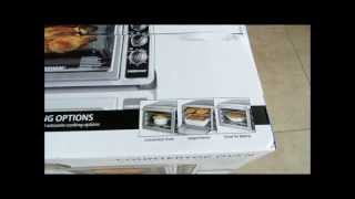 Farberware Countertop Oven with Convection and Rotisserie Feature Unboxing Review [upl. by Shutz]