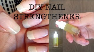 DIY NAIL STRENGTHENERnatural [upl. by Ehudd]