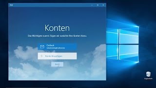 Ein EMailKonto einrichten  Auszug aus Windows 10 – Der verständliche Videolernkurs [upl. by Sausa]