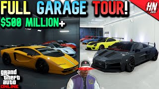 Full Tour of My 500M Vehicle Collection In GTA Online [upl. by Lika651]