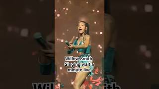 willow Smith singing live waitaminute willsmith willow willowsmith short shorts music [upl. by Arriec139]