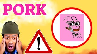 PORK Prediction 09MAR PEPE FORK Coin Price News Today Crypto Technical Analysis Update Price Now [upl. by Ahsiel]