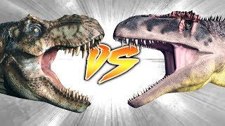 TYRANNOSAURUS REX VS TYRANNOTITAN Who Would Win [upl. by Twum]