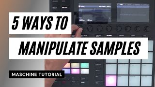 5 Sampling Ideas For Beginners  Maschine MK3 Sampling Tutorial [upl. by Wolfgang]