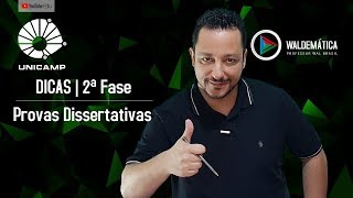 DICAS para RESOLVER QUESTÕES DISSERTATIVAS 2ª FASE  UNICAMP FUVEST e OUTROS  Waldemática [upl. by Annoif815]