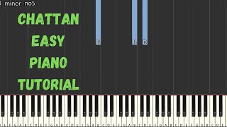 CHATTAN  Bridge Music  Easy Piano Tutorial  Ashish Sukrit [upl. by Smaj]