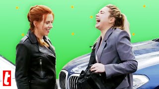 20 Black Widow Bloopers And Cute On Set Moments [upl. by Balthasar]