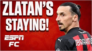 Zlatan Ibrahimovic STAYING at AC Milan Watch all his Serie A highlights  ESPN FC [upl. by Chelsie]