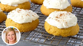 Pumpkin Spice Cake Cookies Baked by Anna Olson [upl. by Missi]