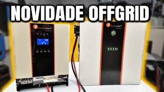 NOVO Inversor Híbrido OffGrid 24V e Bateria 200Ah LifePO4  Felicity Solar IVEM3024 [upl. by Kellyann101]