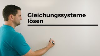 Gleichungssysteme lösen Anfänge Vokabeln LGS lösen  Mathe by Daniel Jung [upl. by Niki491]