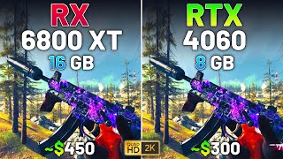 RX 6800 XT vs RTX 4060  Test in 12 Games in 2024 [upl. by Arnst]