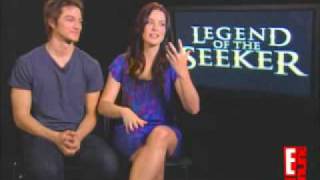 E Online Interview de Craig Horner et Bridget Regan  Legend of the Seeker [upl. by Bluma]