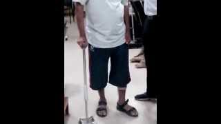 hemiparetic patient walking [upl. by Lucier]