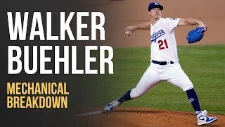 How does Walker Buehler throw 100 MPH  Mechanics Breakdown [upl. by Sands]