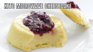 Low Carb Cake 90 Seconds Moist amp Fluffy Keto Friendly Vanilla Mug Cake Recipe [upl. by Hodge]