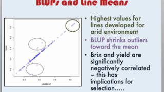 Estimating Heritability and BLUPs for Traits Part 33 [upl. by Charters]