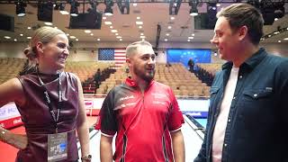 Skyler Woodward vs David Alcaide  Match 16  2022 Mosconi Cup [upl. by Enywad]